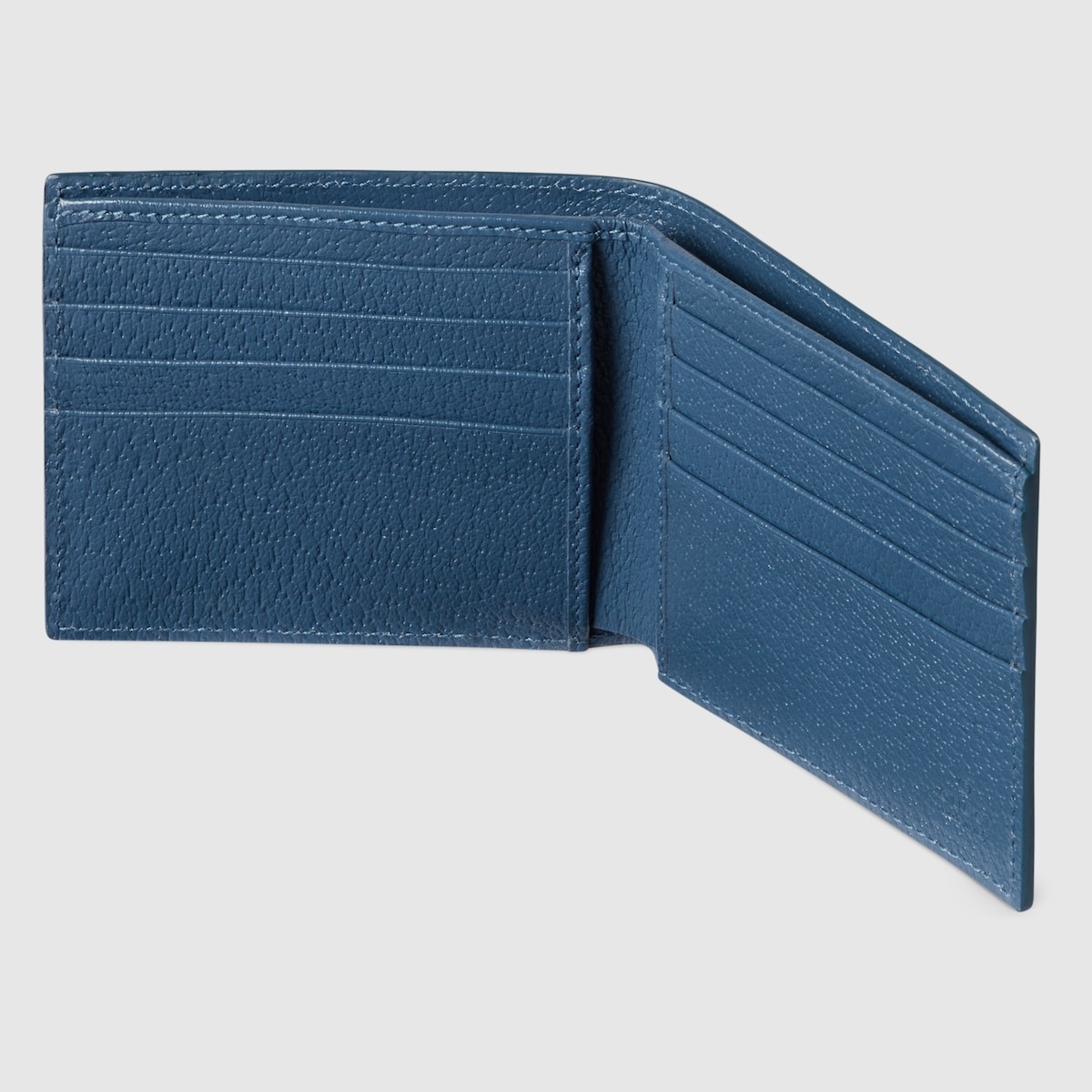 Blue interior GG bi-fold wallet - 4
