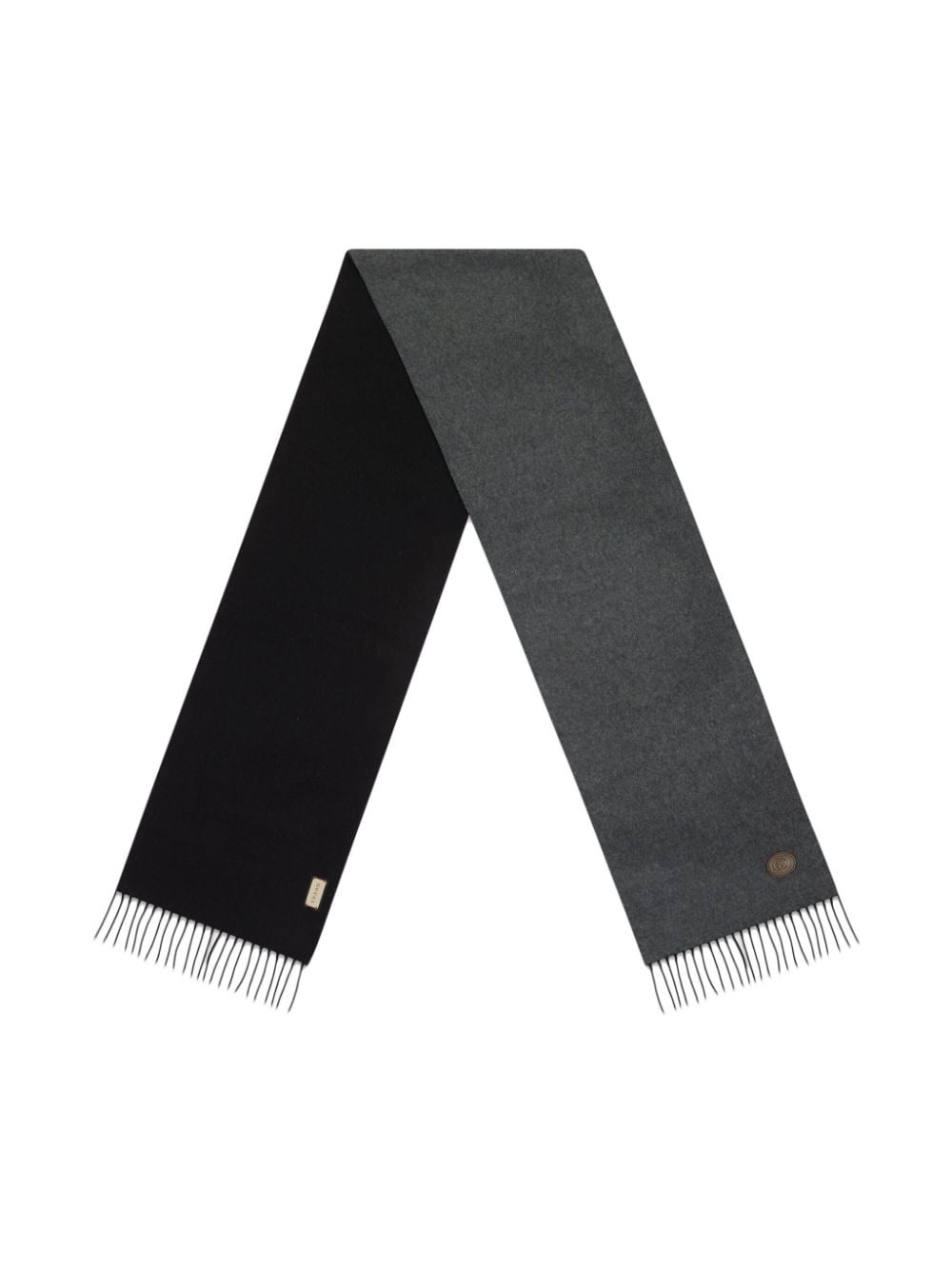 Interlocking G-patch cashmere scarf - 2