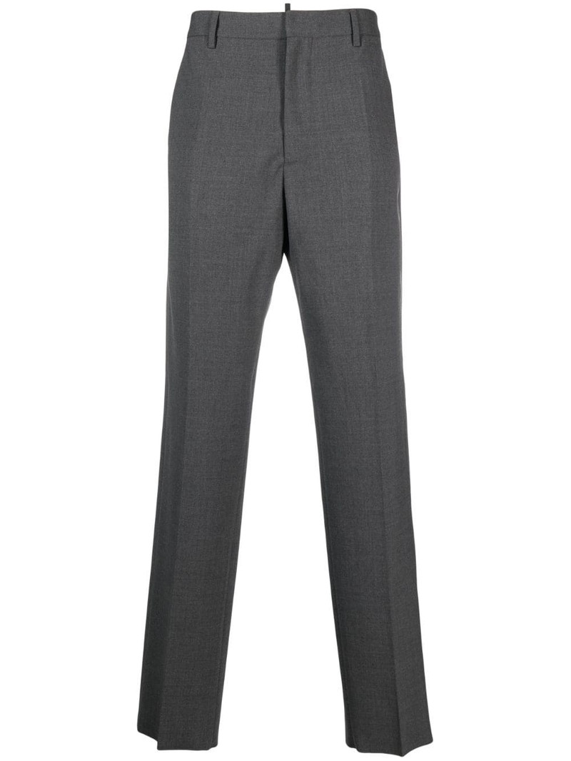 logo-plaque tailored trousers 1
