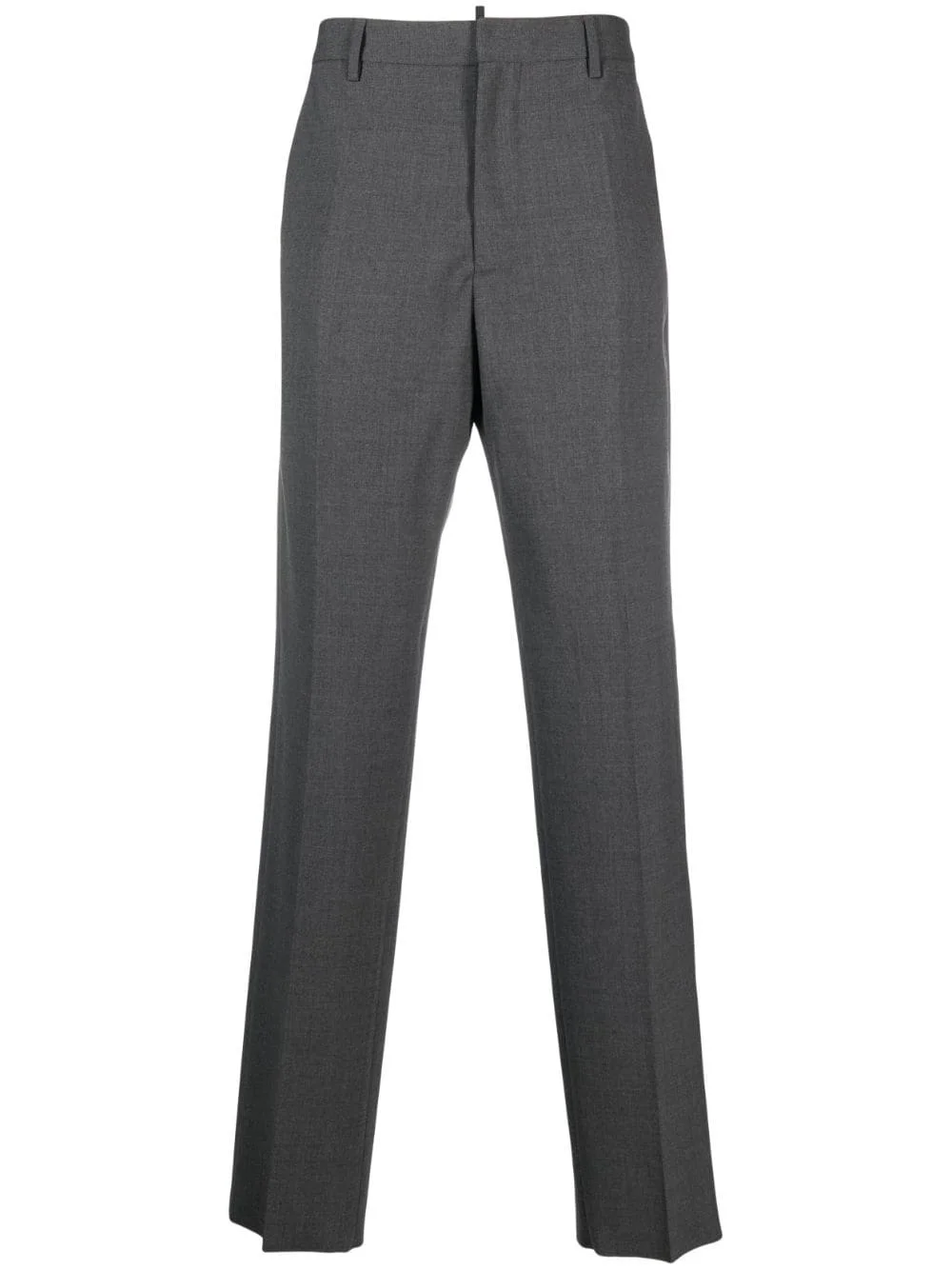 logo-plaque tailored trousers - 1