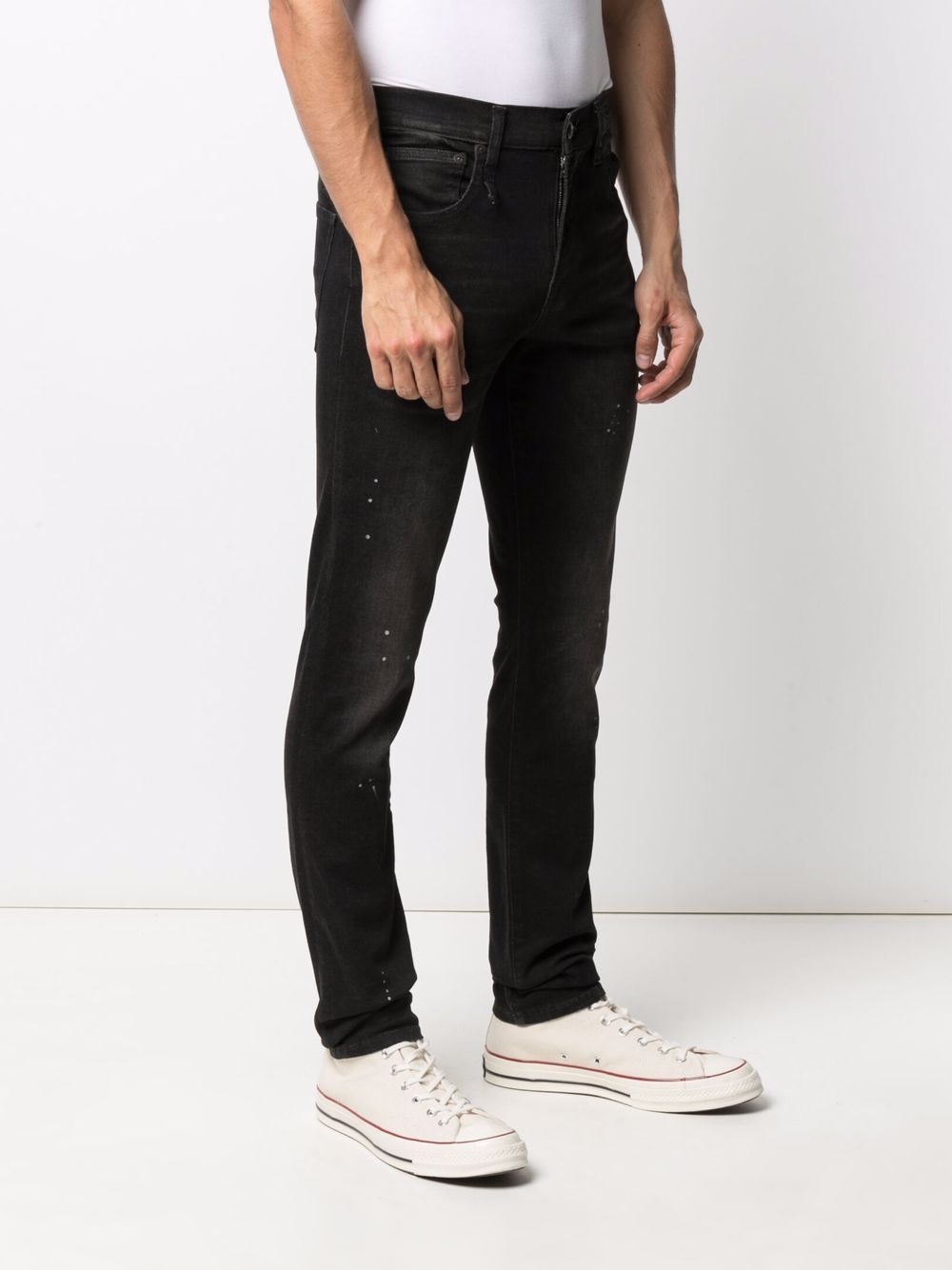 dark-wash slim-fit jeans - 3