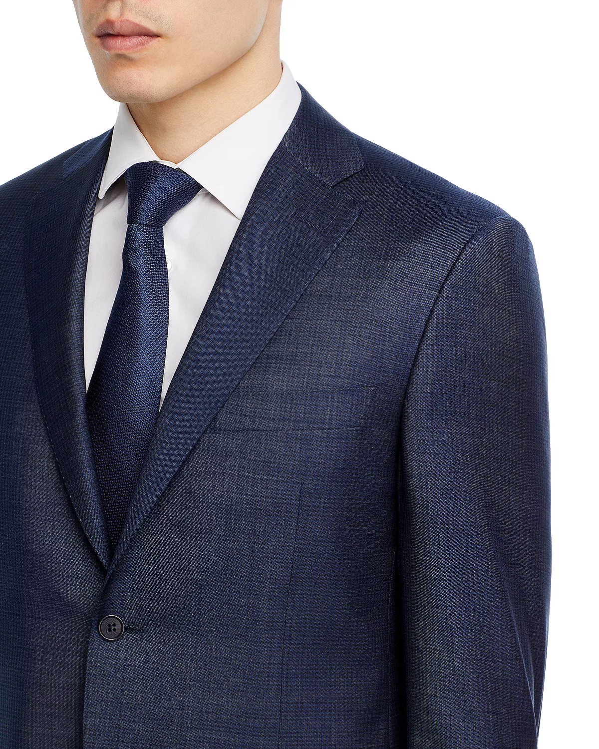 Siena Sharkskin Micro Check Classic Fit Suit - 5
