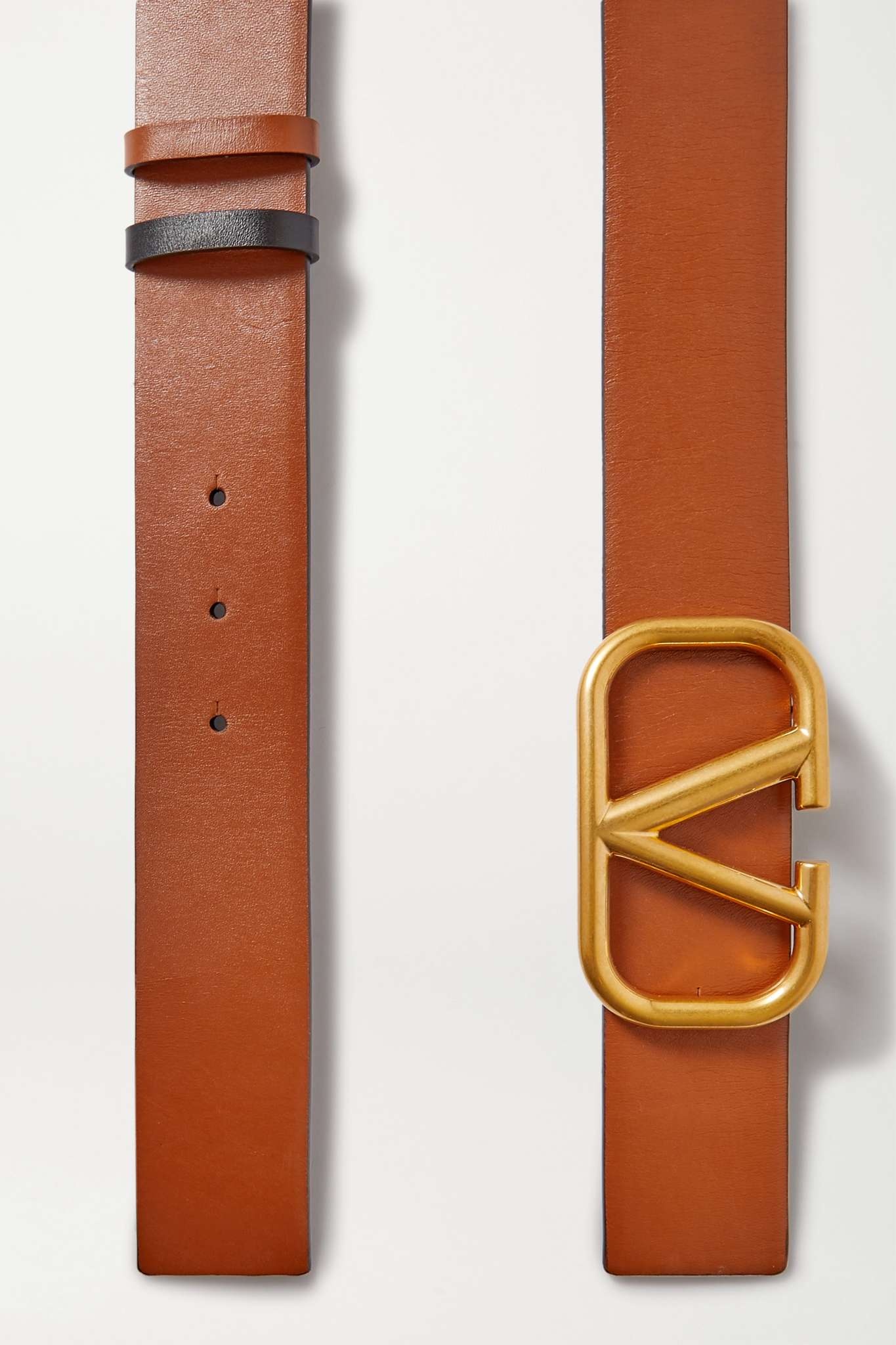 VLOGO reversible leather belt - 4