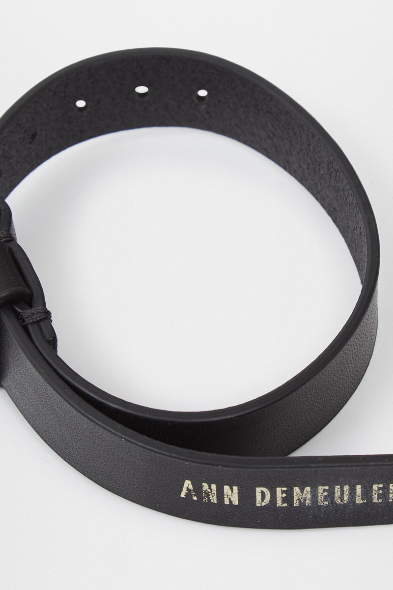Ann Demeulemeester Vanir Short Leather Bracelet outlook