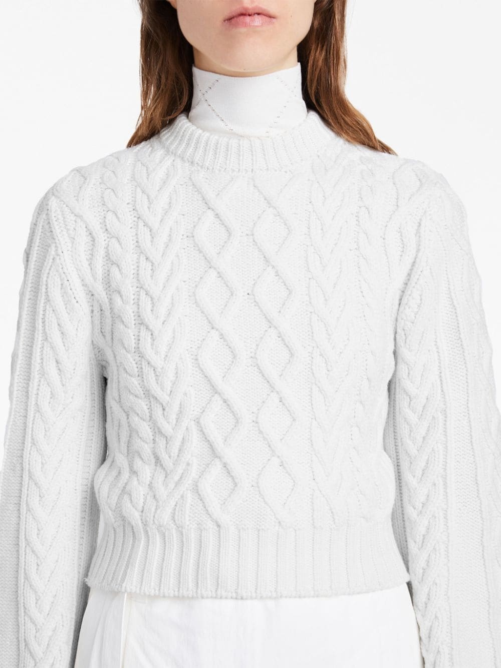 crew-neck merino wool jumper - 6