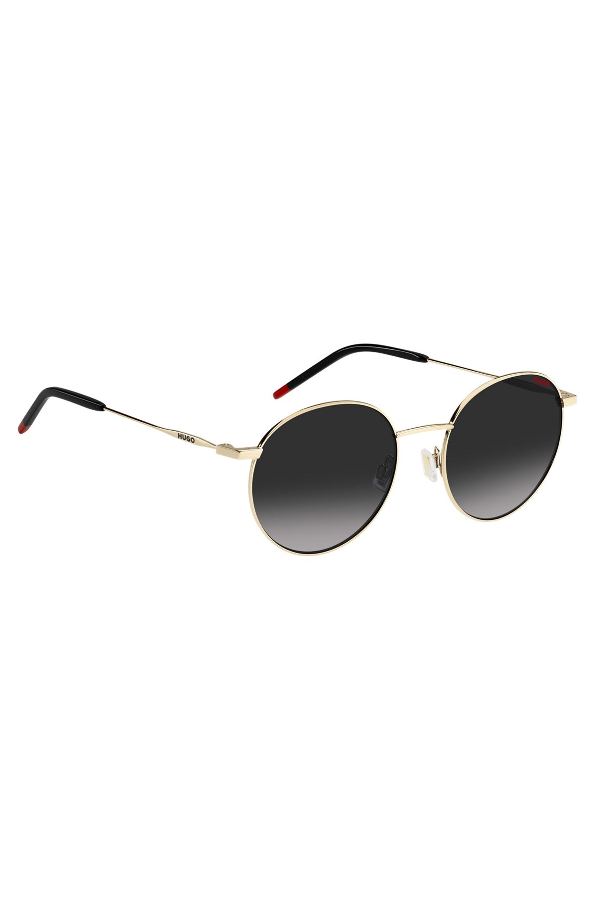 GOLD-TONE SUNGLASSES WITH BLACK DETAILS - 4