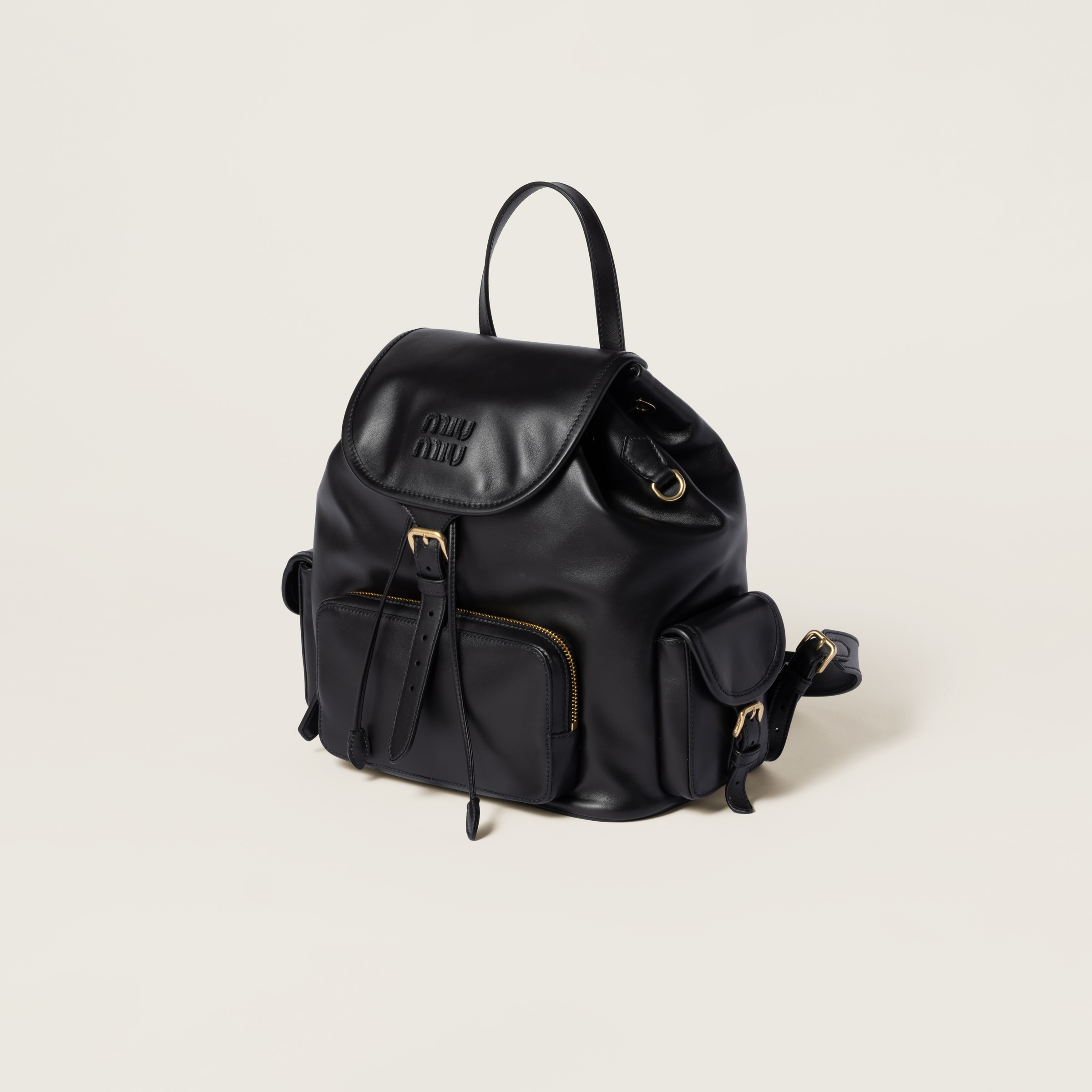 Leather backpack - 3