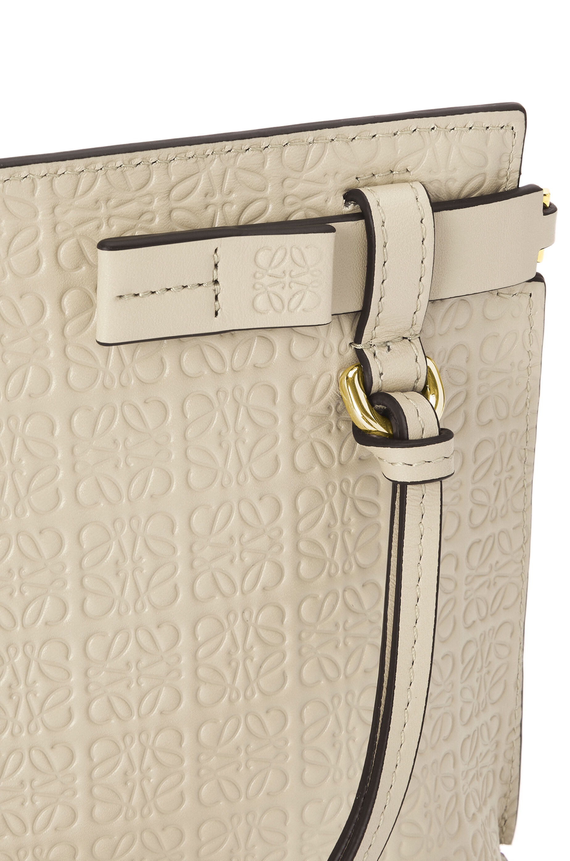 Mini Repeat T Pouch in embossed silk calfskin - 4