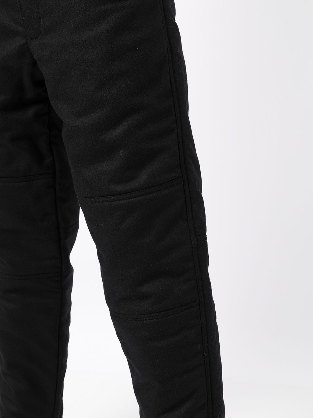 slim-fit padded trousers - 5