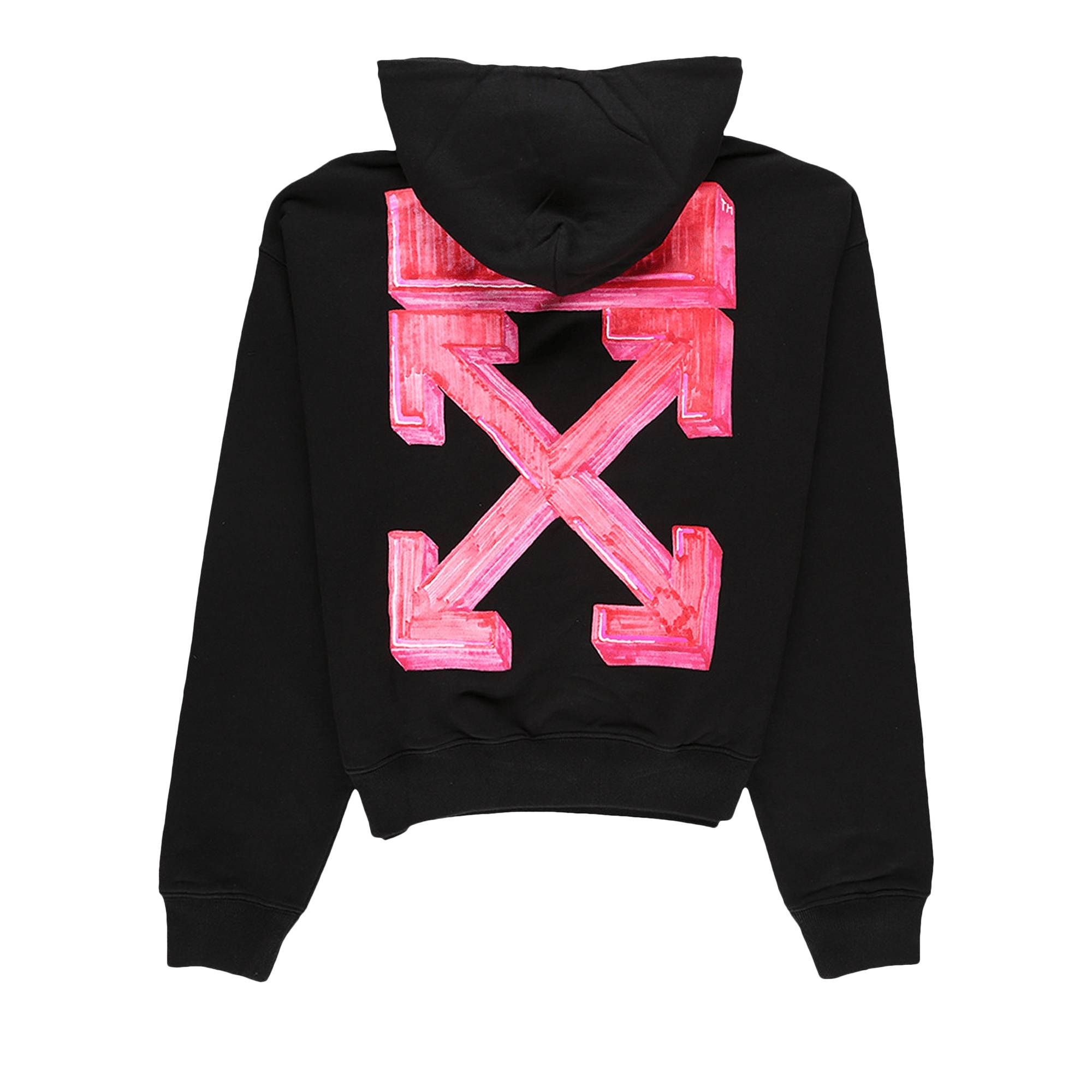 Off-White Marker Over Hoodie 'Black' - 2
