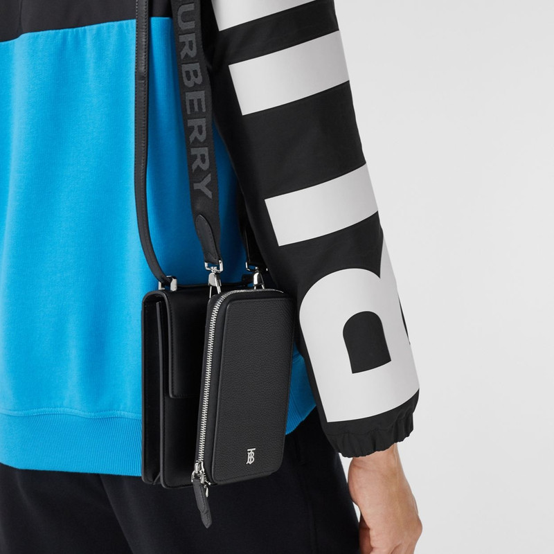 Grainy Leather Phone Case with Detachable Strap 5