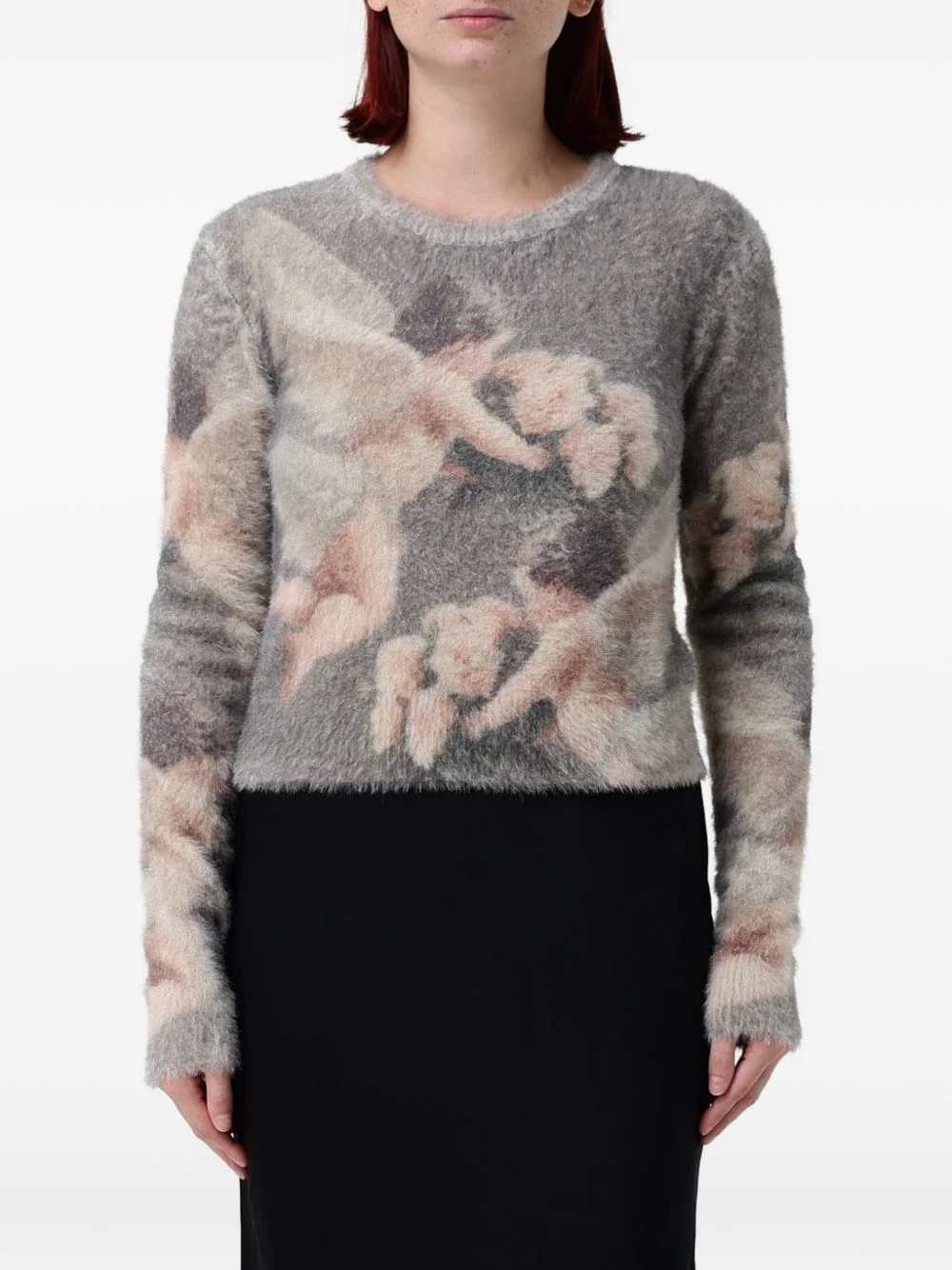 Angels-intarsia sweater - 1