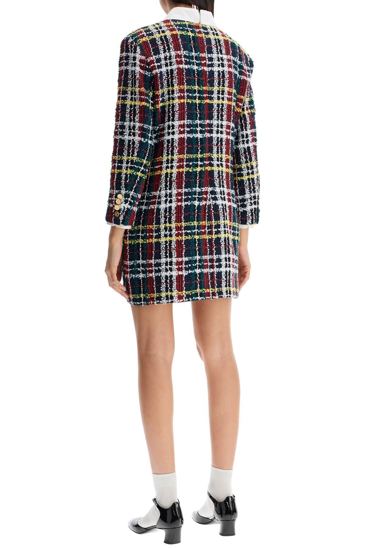 TWEED MINI SHEATH DRESS IN - 4