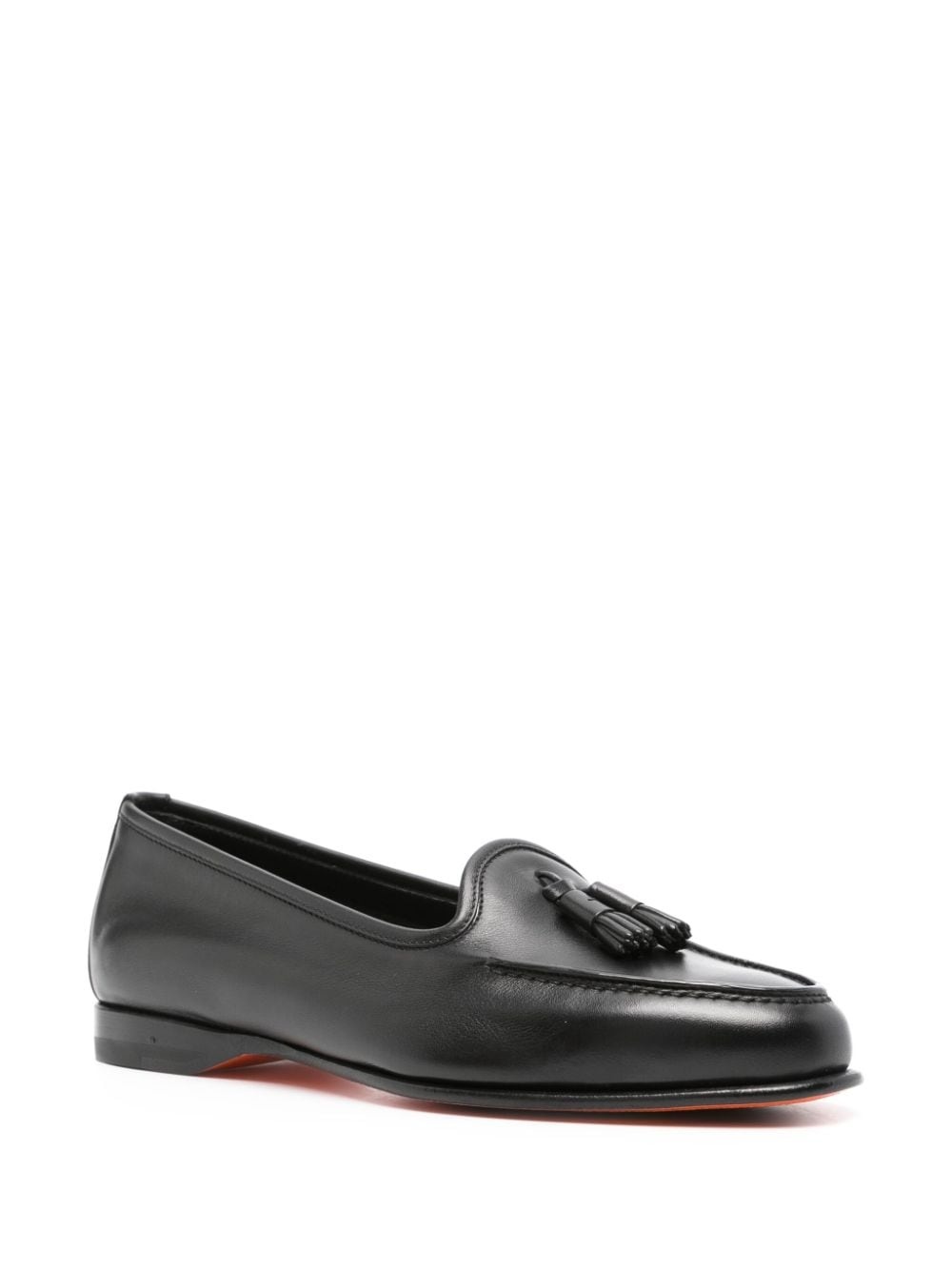 tassel-detail leather loafers - 2