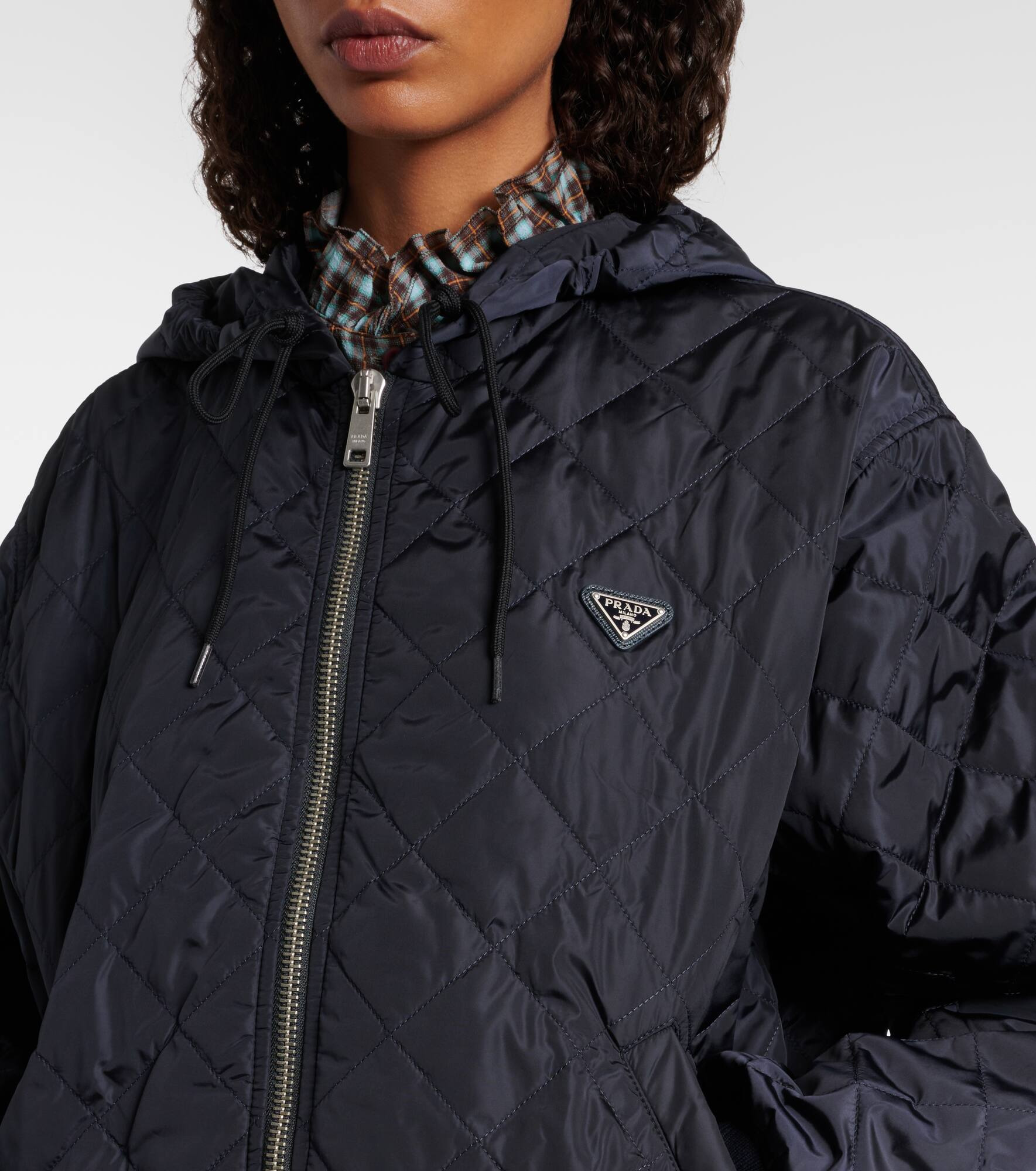 Hooded quilted jacket - 4