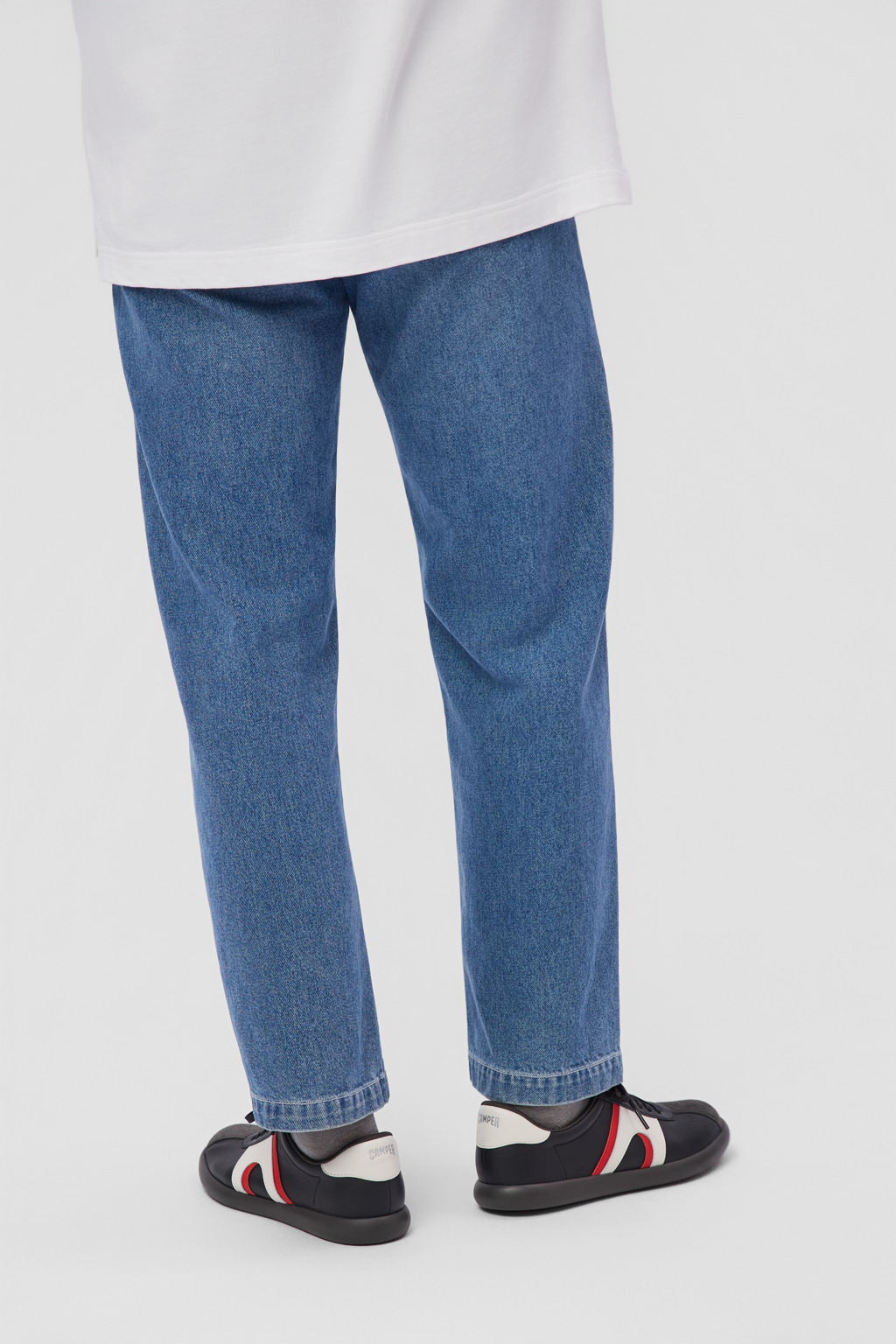 Multicolor Leather and Nubuck Sneakers for Men. - 6