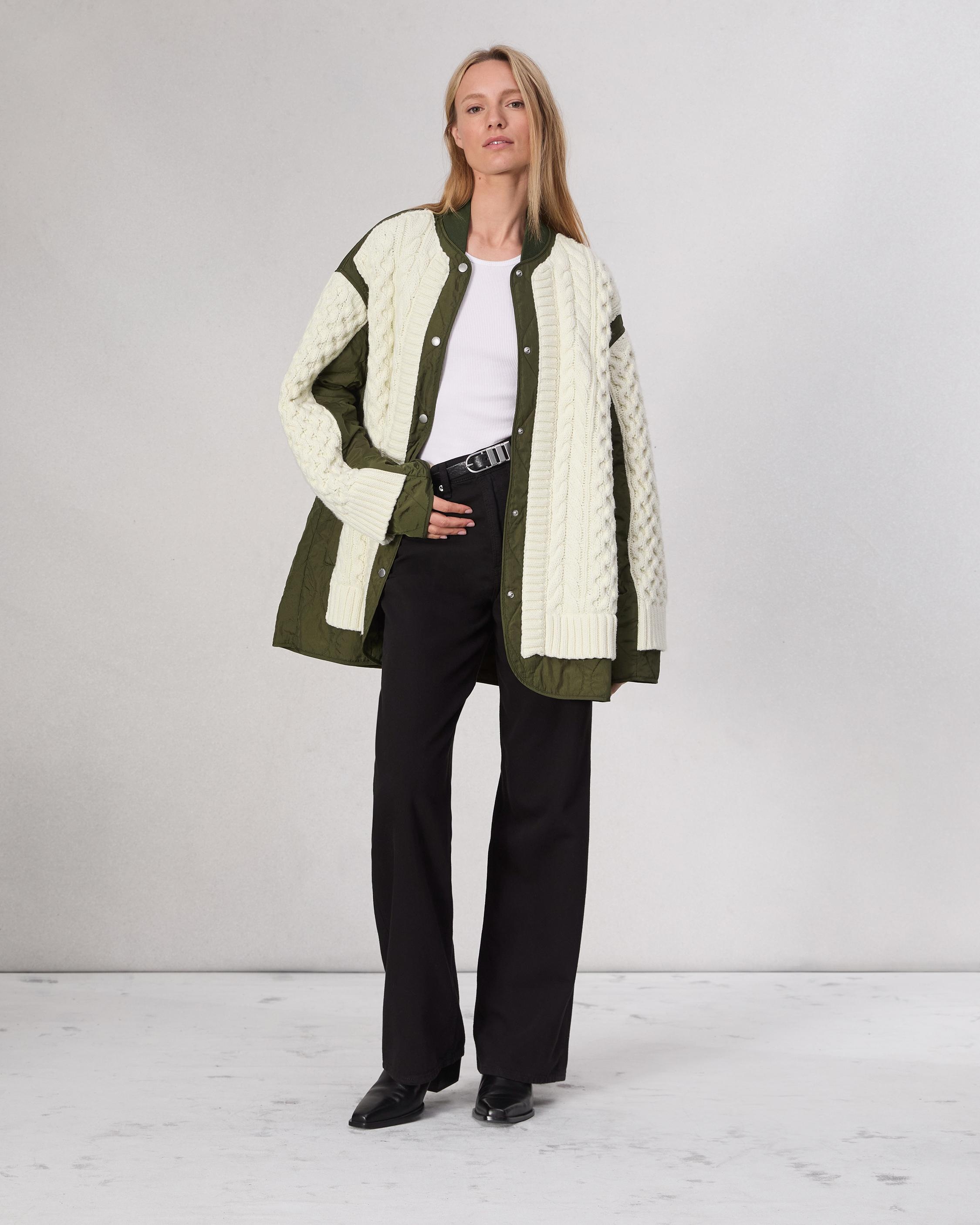 Winnie Mixed-Media Jacket - 3