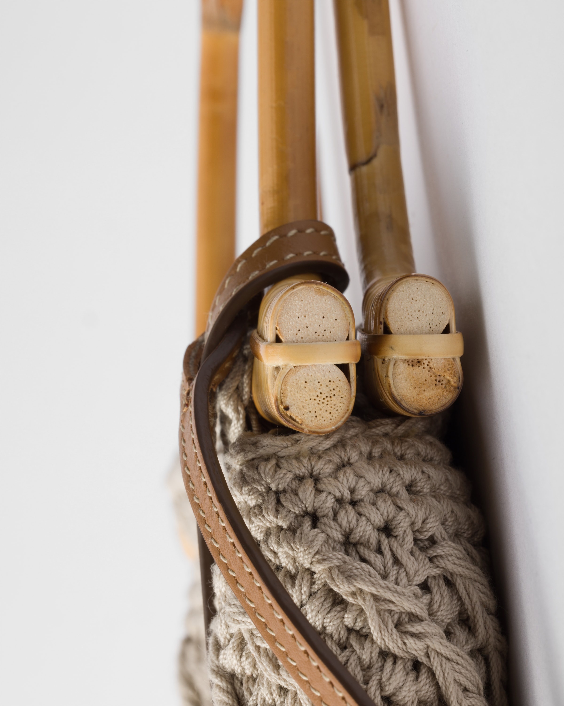 Cotton crochet mini-handbag - 6
