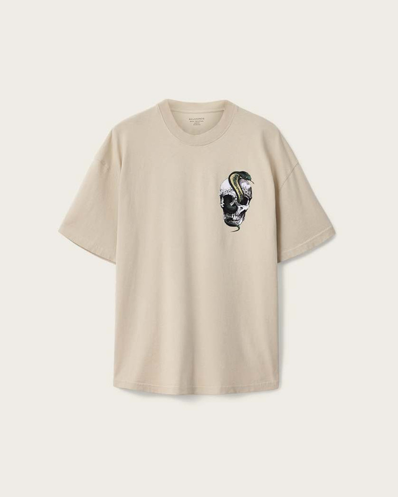SNAKEHEAD OVERSIZED GRAPHIC T-SHIRT 1
