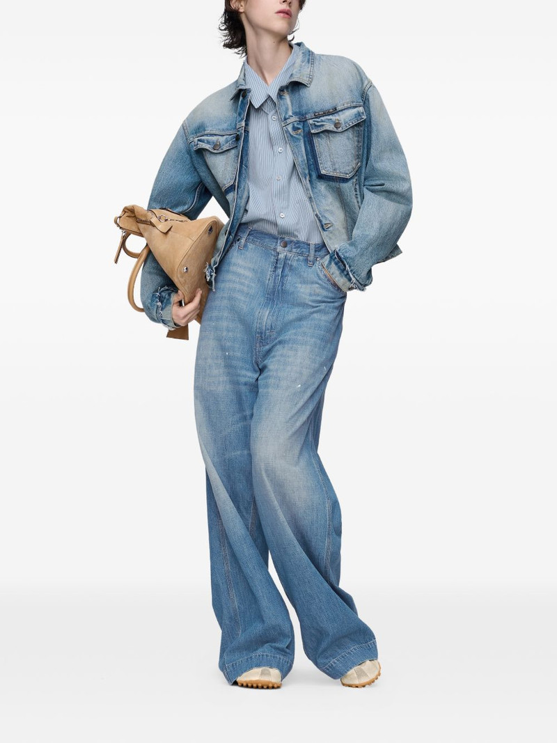 Maison Margiela striped long-sleeved shirt outlook