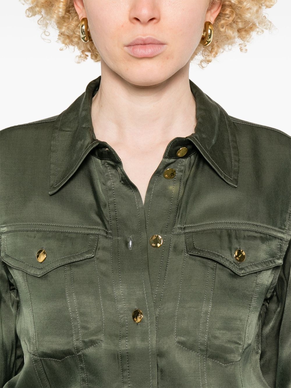 satin shirt - 5