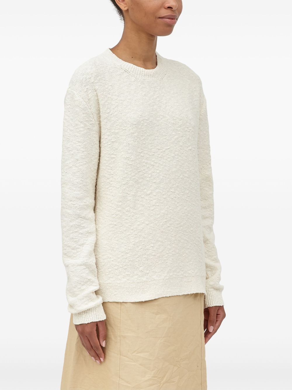 Nostalgic bouclé-knit jumper - 3
