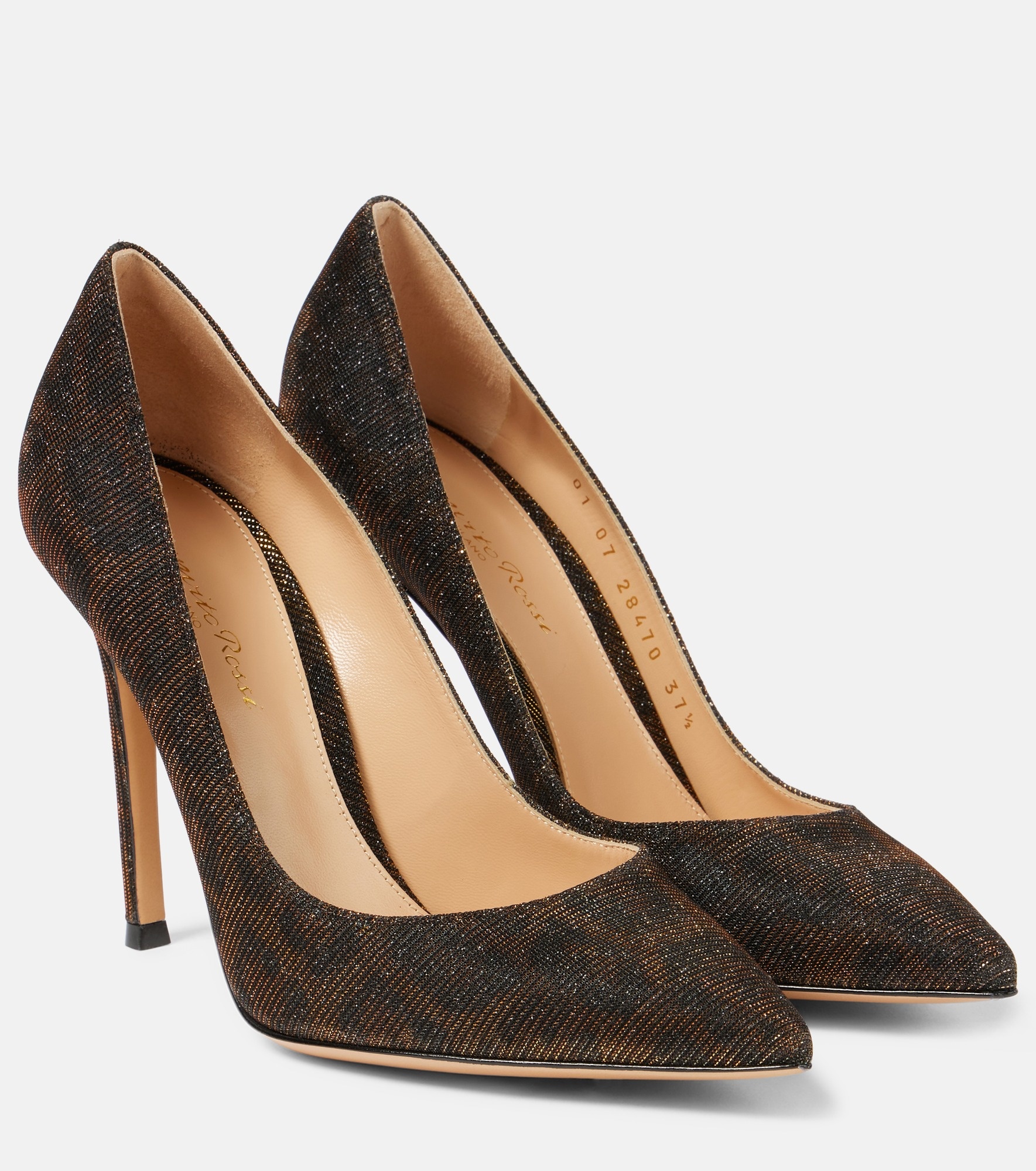 Gianvito 105 leopard-print pumps - 1