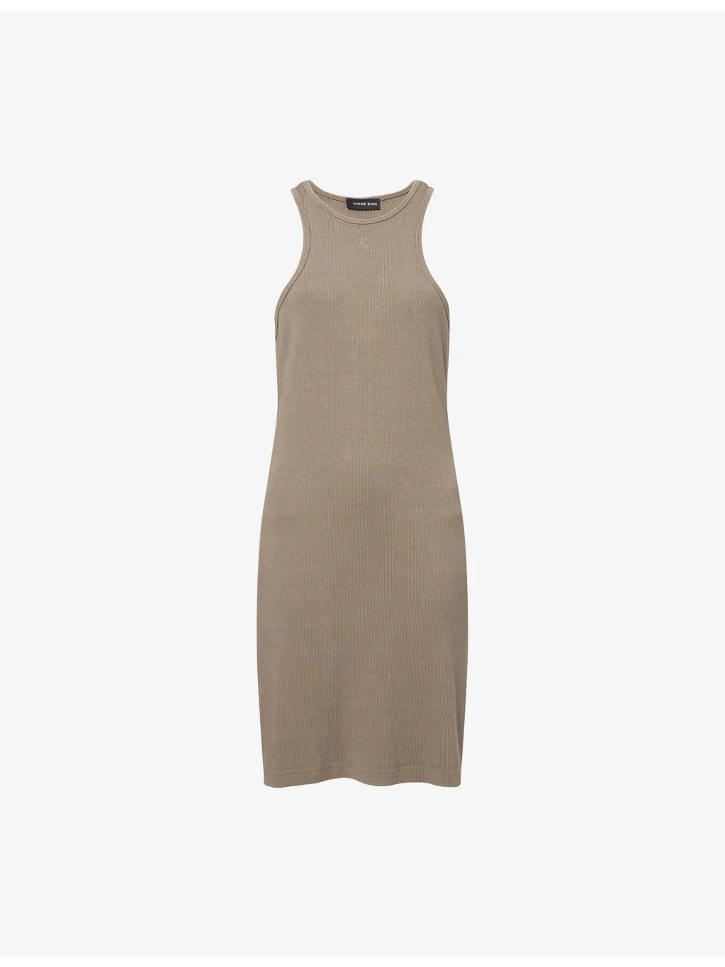 Cole Logo-Embroidered Rib-Knit Dress - 1