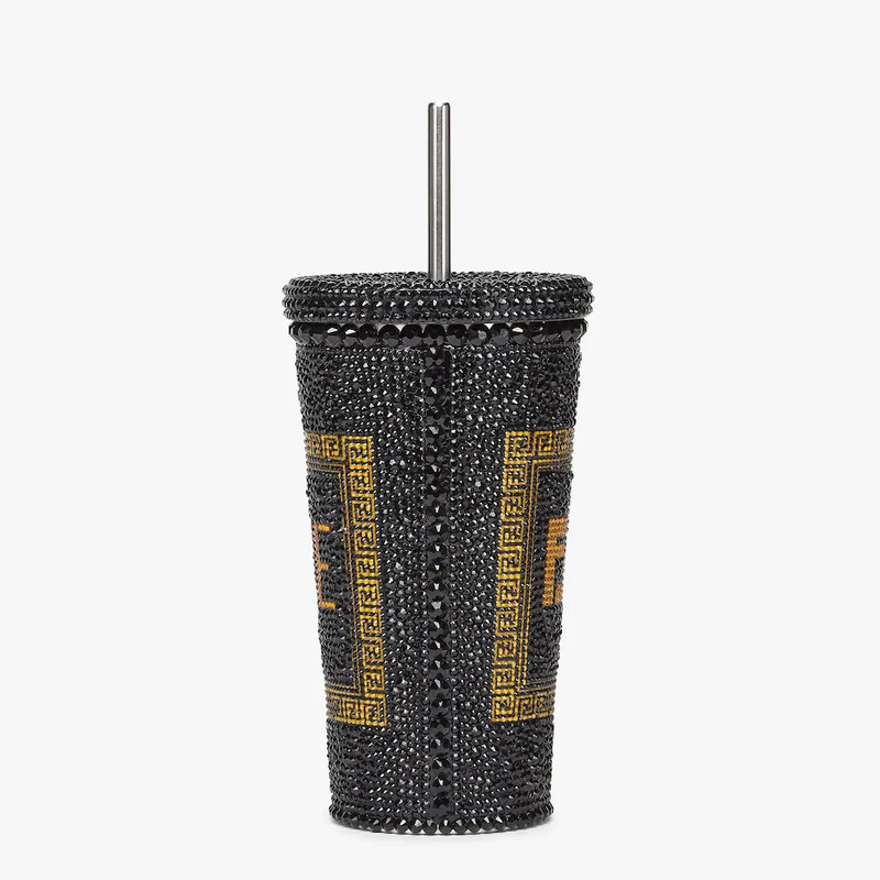 FENDI Fendace Black metal  Logo glasses outlook