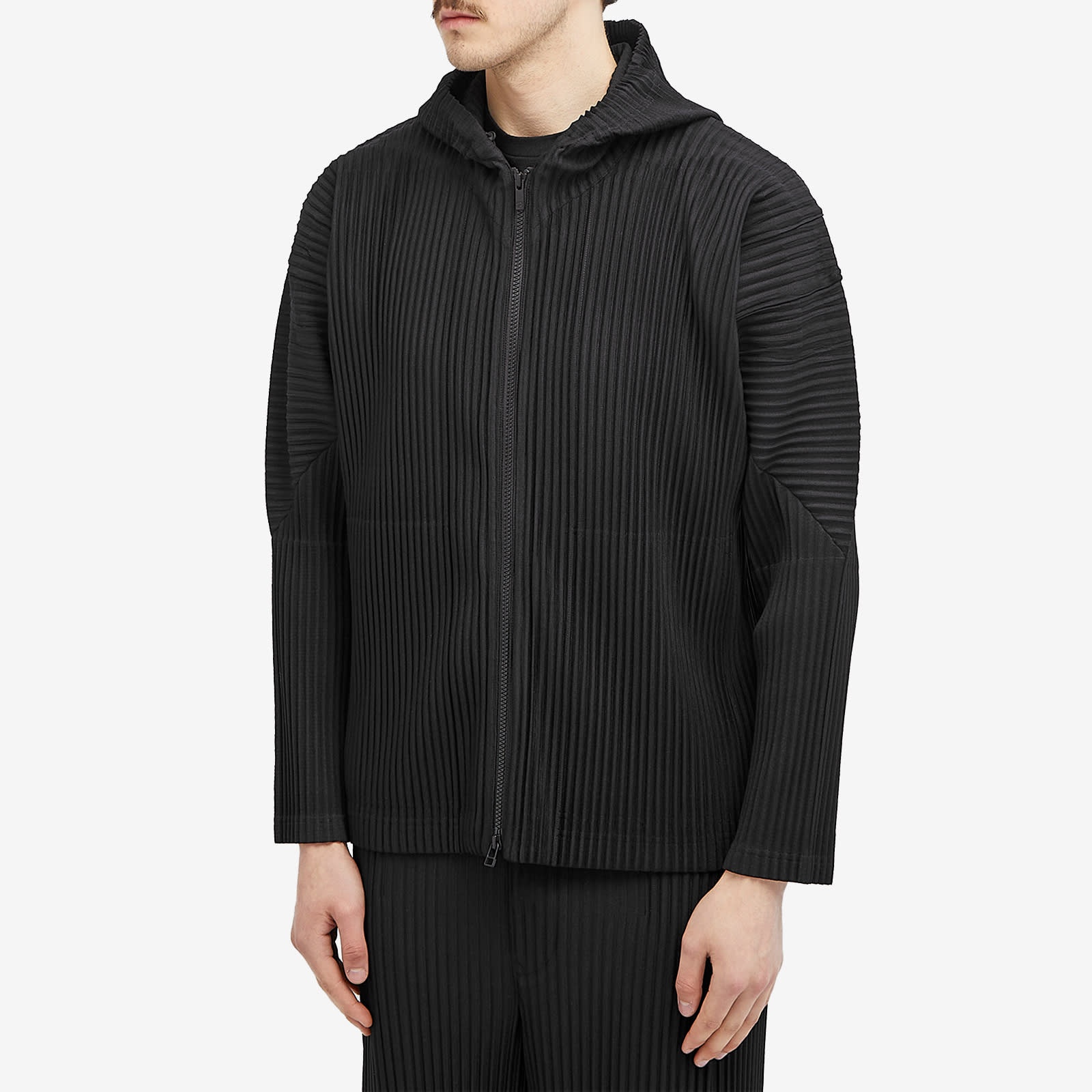 Homme Plissé Issey Miyake Pleated Hooded Jacket - 2