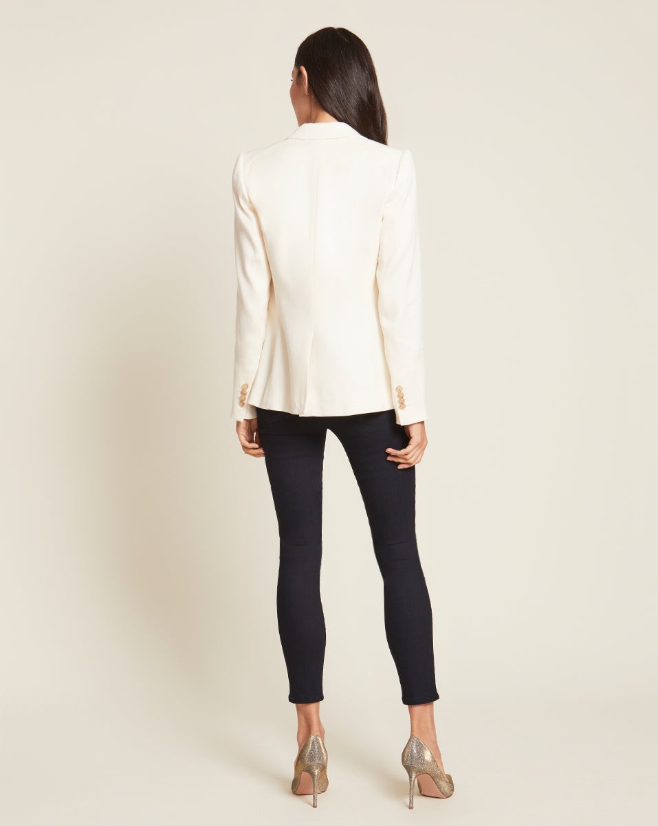 CUTAWAY LINEN DICKEY JACKET - 4
