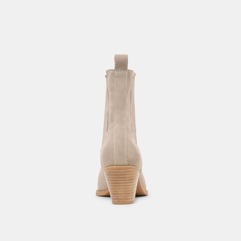 SLIM BOOTIES TAUPE SUEDE 7