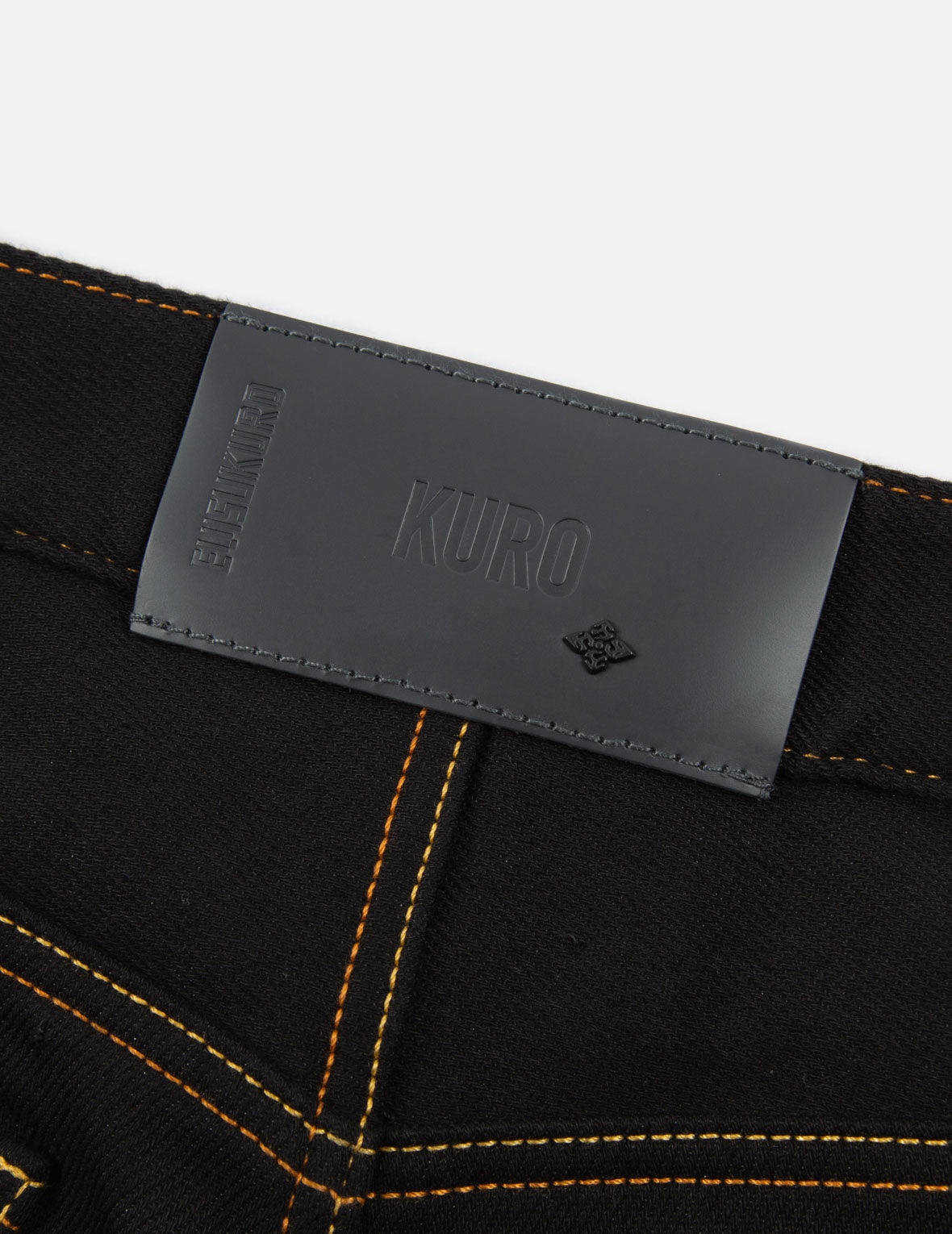 Hannya and The Great Wave Embroidery Denim Jogger Pants - 15