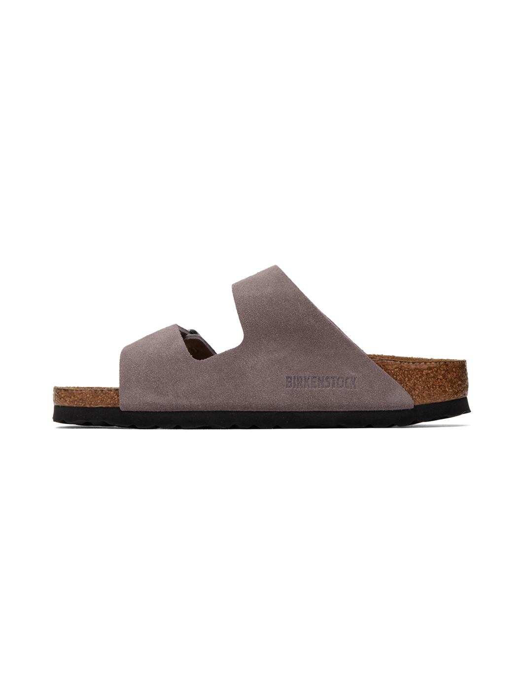 Purple Narrow Arizona Soft Footbed Sandals - 3