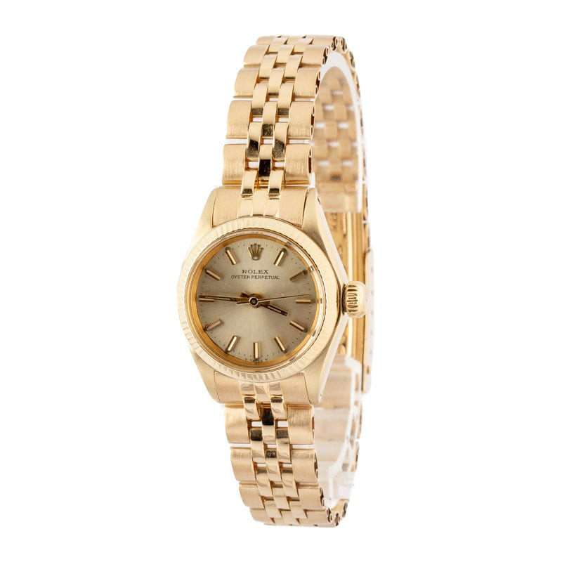 Rolex Lady Oyster Perpetual 6719 Yellow Gold - 2