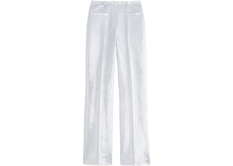 rabanne Rabanne H&M Shimmery Metallic Dress Pants Silver outlook