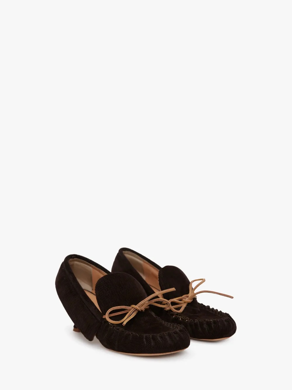 KITTEN HEEL MOCCASINS - 2