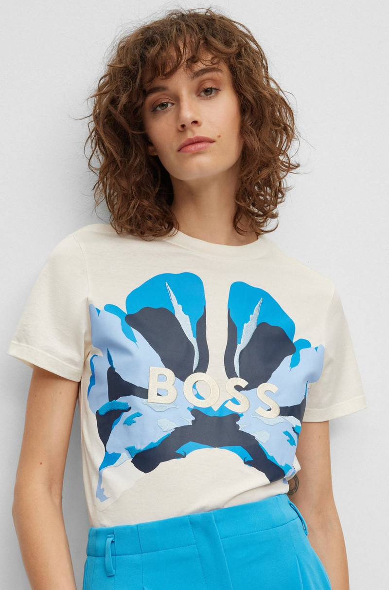 COTTON SLIM-FIT T-SHIRT WITH SEASONAL ARTWORK 5