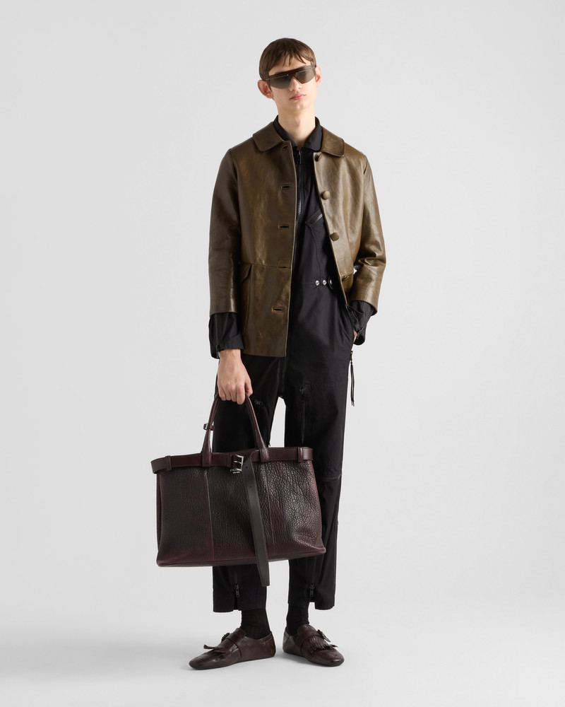 Prada Prada Buckle nappa leather bag outlook