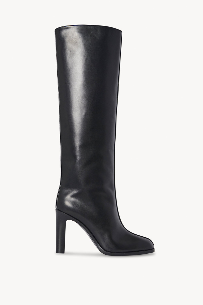 Wide Shaft Boot in Leather 1
