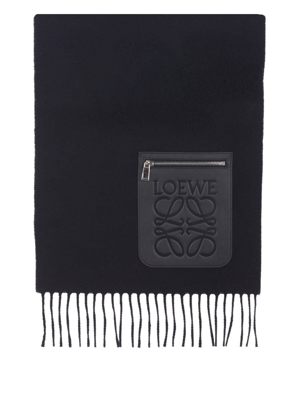 Anagram wool and cashmere scarf - 1