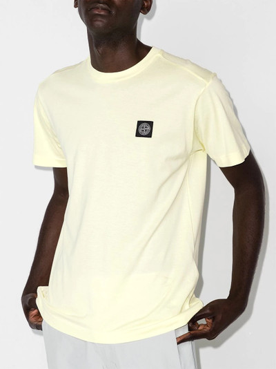 Stone Island logo patch short-sleeve T-shirt outlook