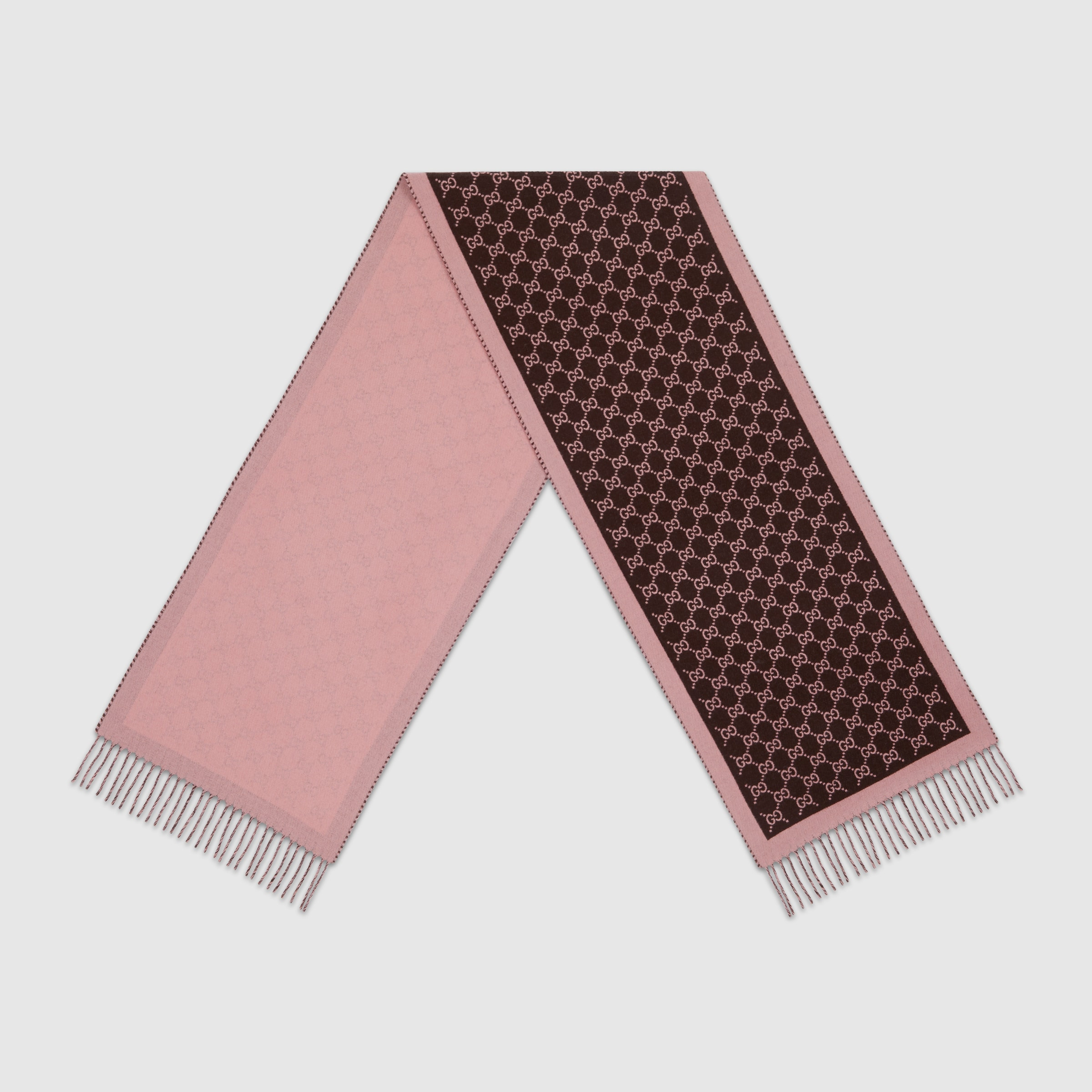 GG wool scarf - 2