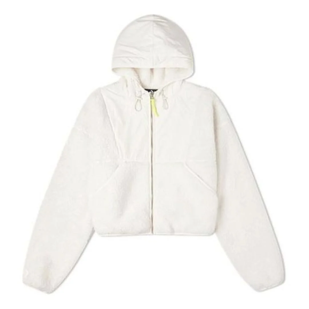 (WMNS) Converse Chuck Taylor Seasonal Woven Jacket 'White' 10020285-A01 - 1