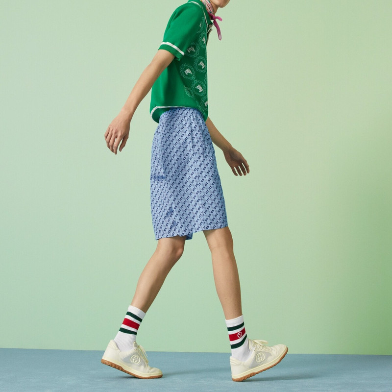 Nylon printed swim shorts 6