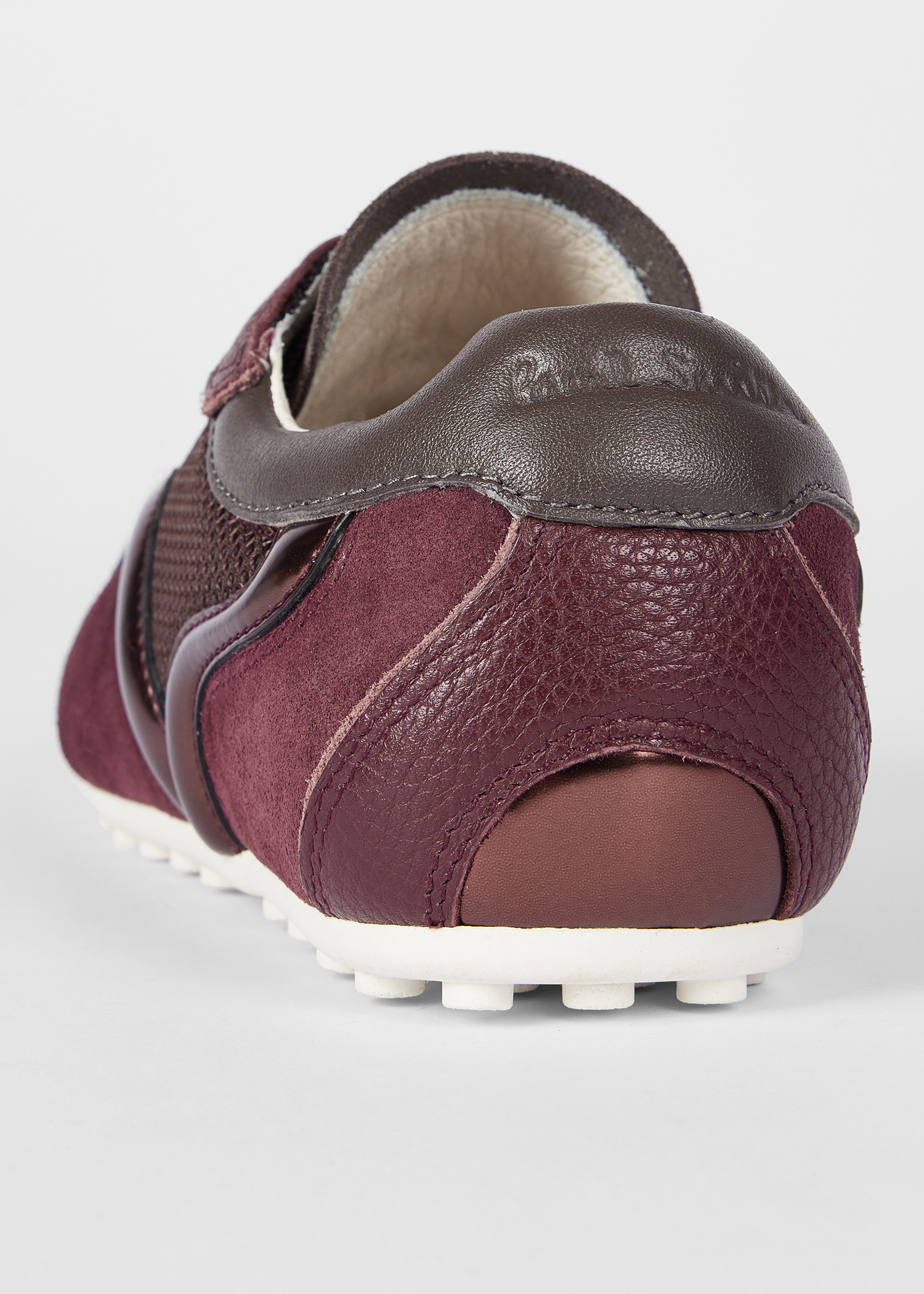 Women's Burgundy 'Rochelle' Trainers - 4