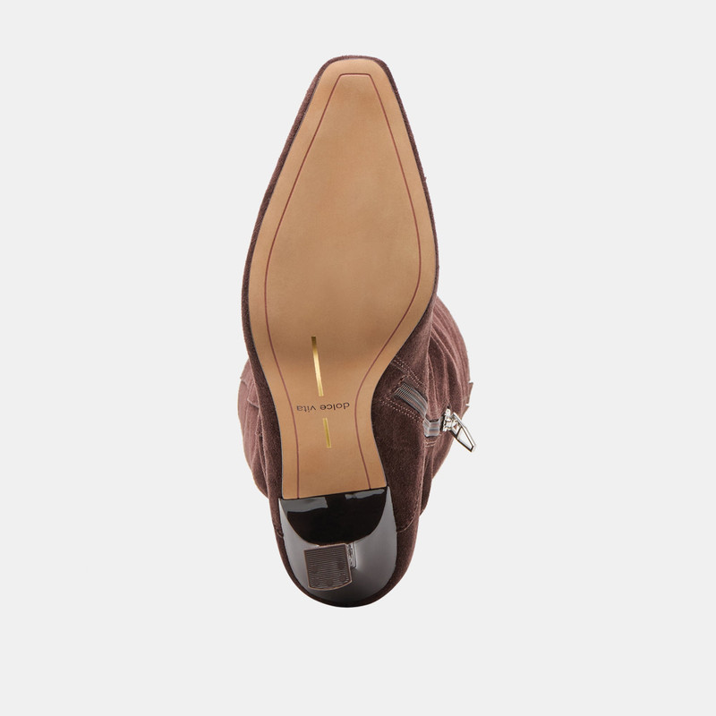 LOUSA BOOTS MAHOGANY SUEDE 11