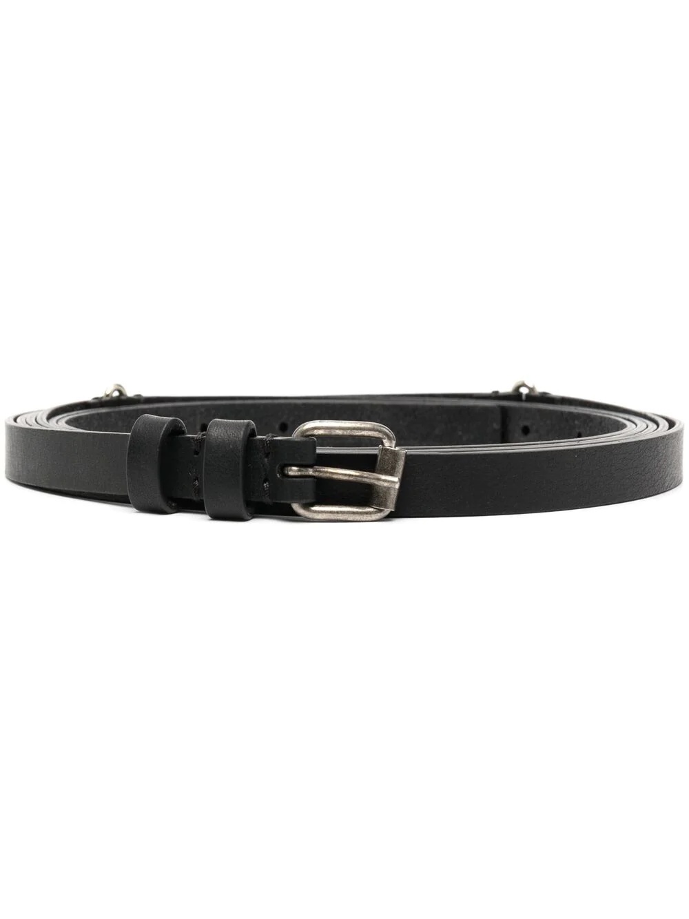 small buckle leather belt - 1