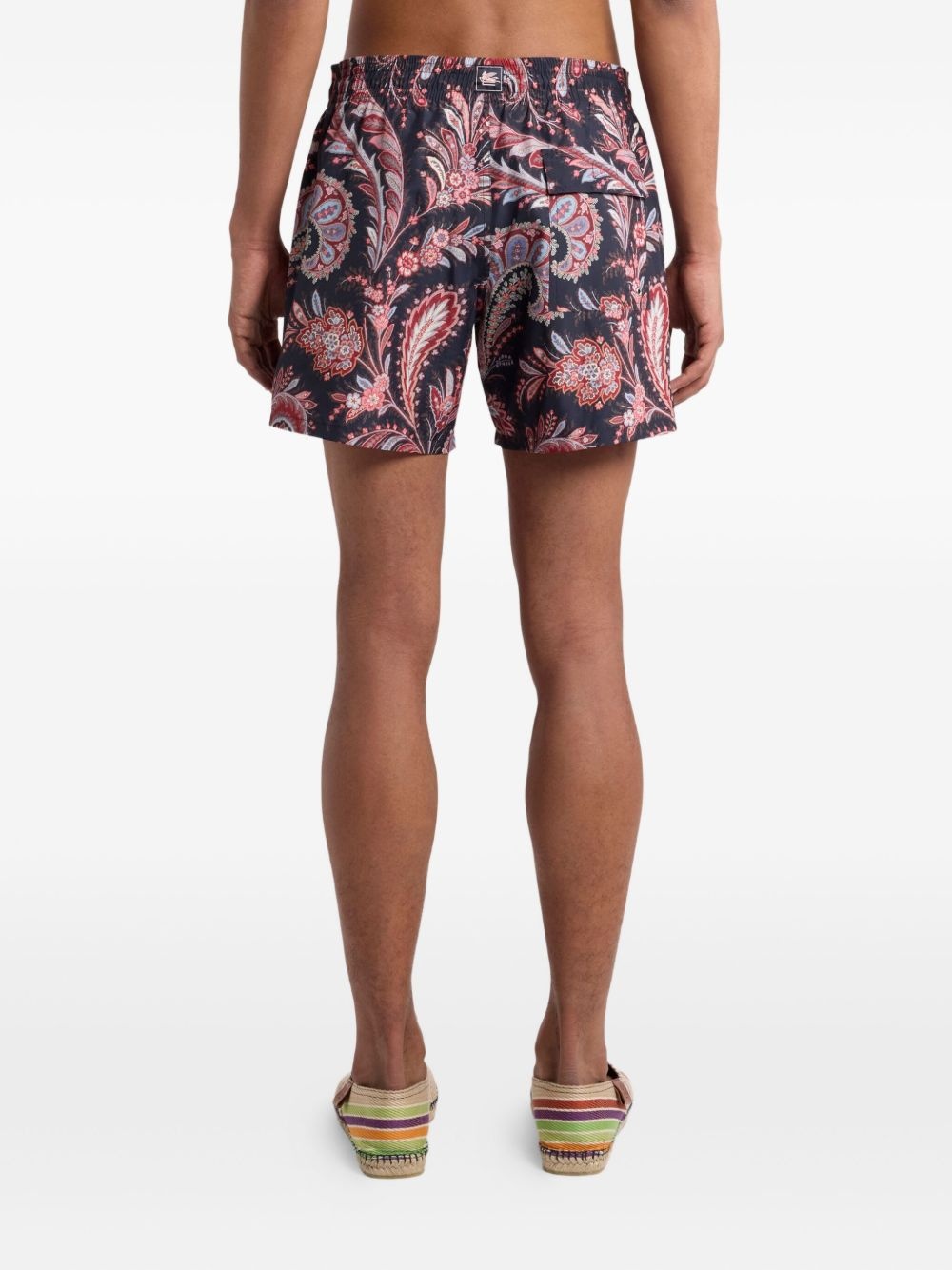 paisley-print swim shorts - 4
