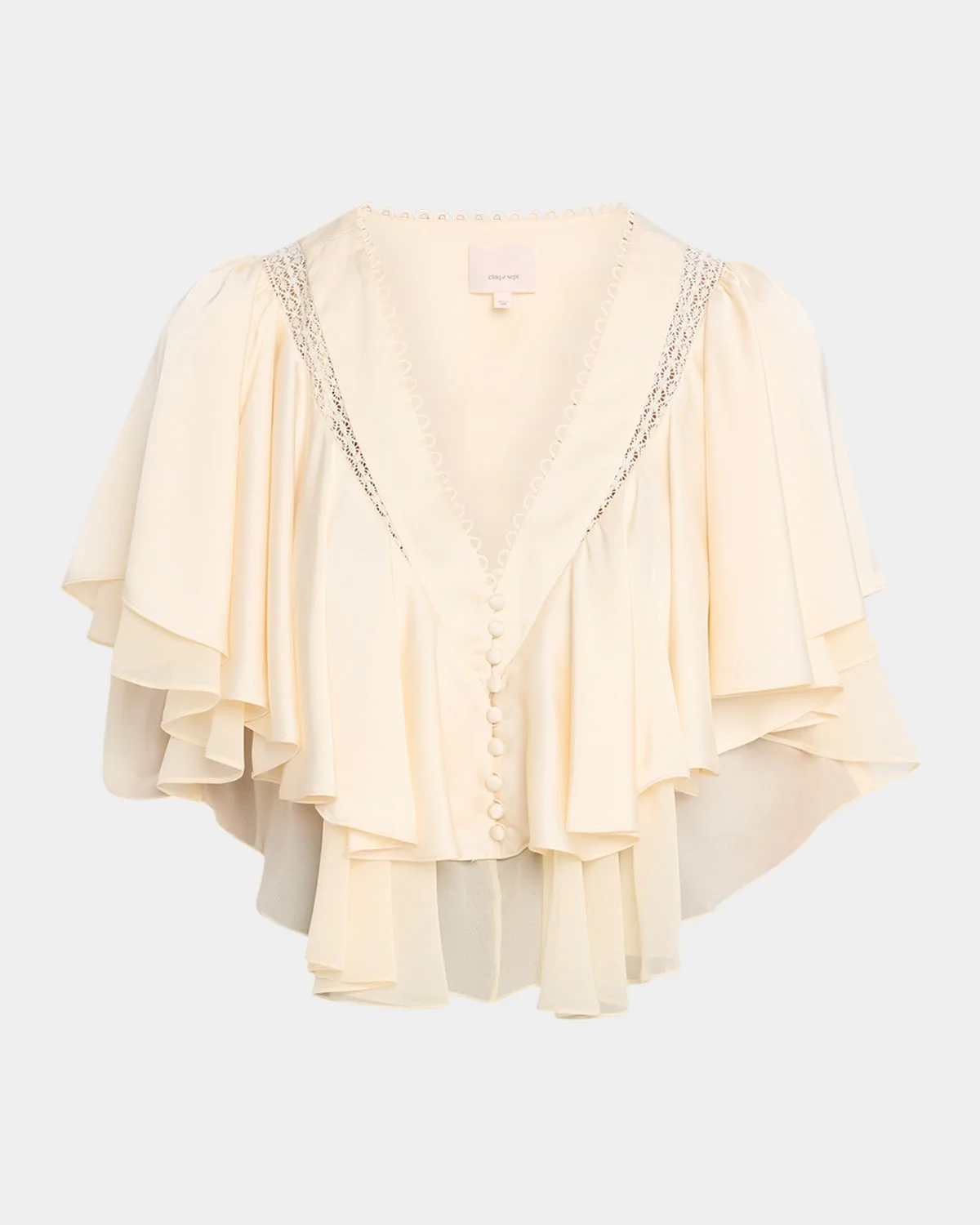 Mary Tiered Crop Top - 1